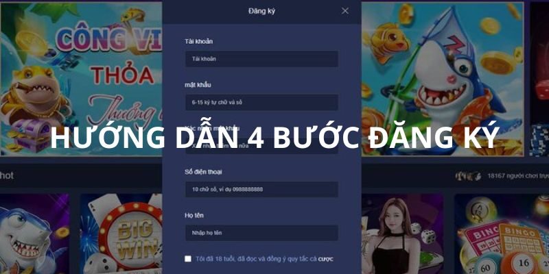 Hướng dẫn cơ bản 4 bước khi đăng ký tài khoản