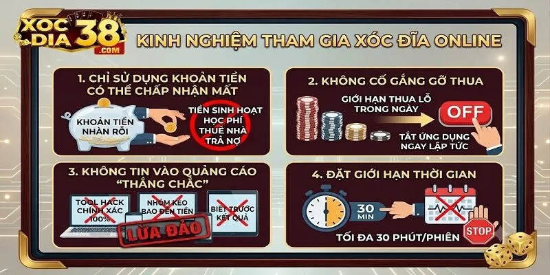 Kinh nghiệm chuyên gia về xóc đĩa online
